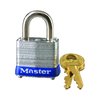 Master Lock Master Lock 1 in. H X 11/16 in. W X 1-1/8 in. L Laminated Steel 4-Pin Cylinder Padlock Keyed Al 7KA#P467